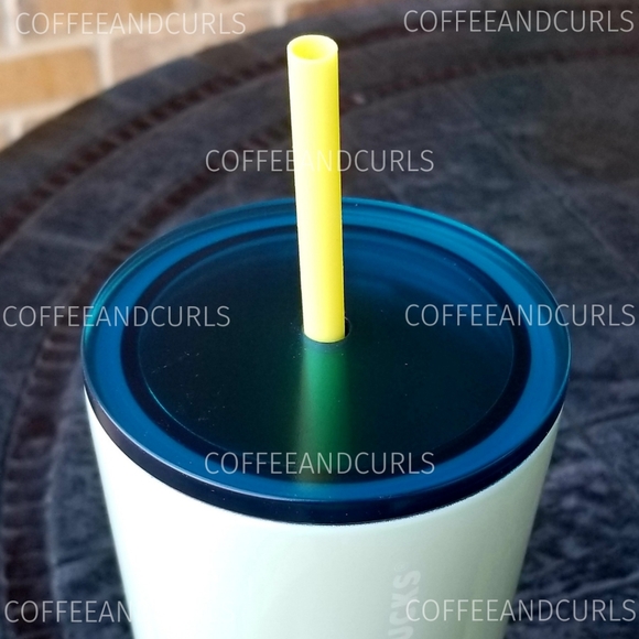 Starbucks Mint Green Stainless Steel Cold Cup Tumbler 24oz Venti NWT - Picture 5 of 8